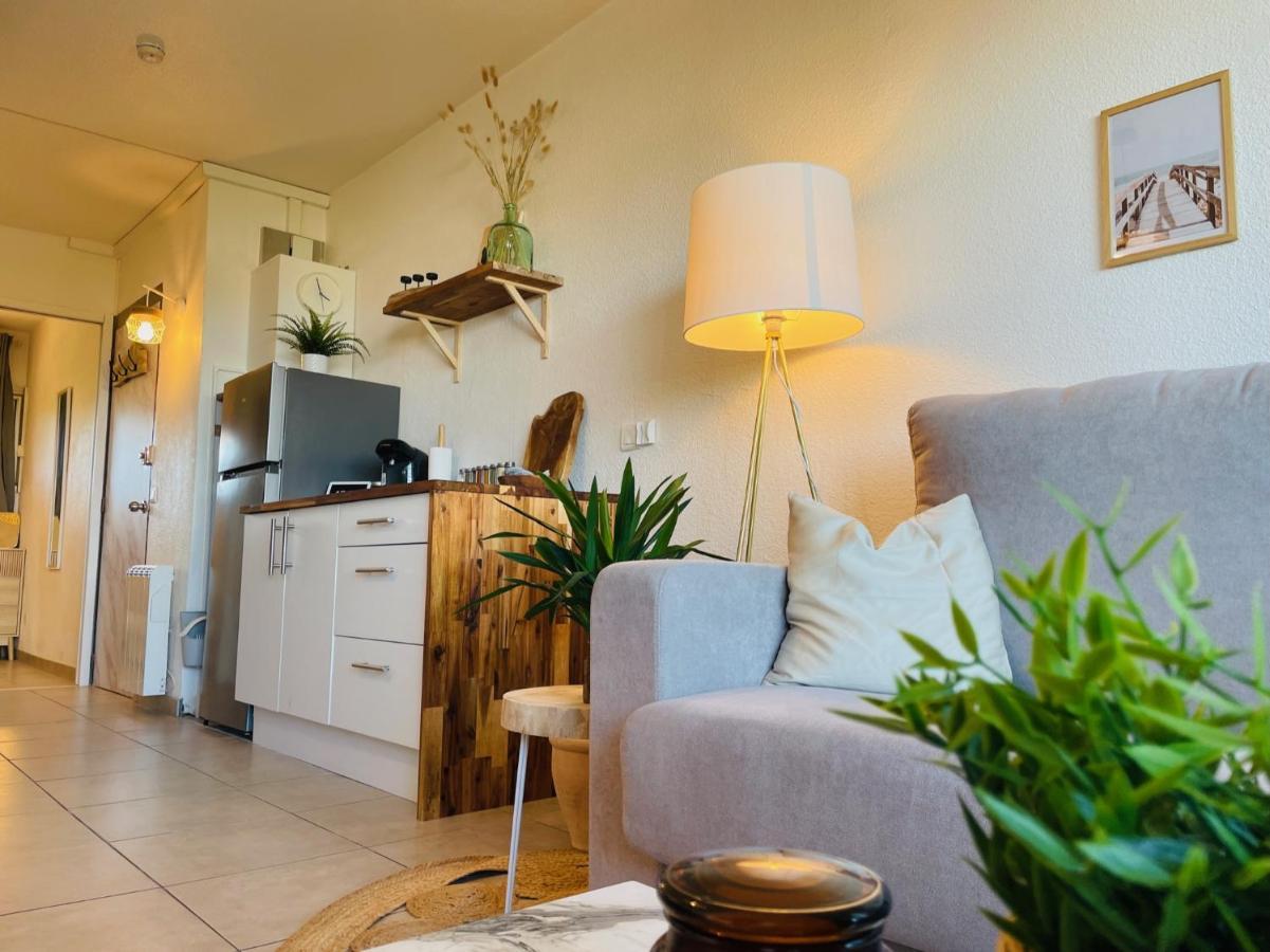 Appart' T2 Cosy Balcon Parking - 200M De La Mer Apartment อาร์เจเลส-ซัวร์-แมร์ ภายนอก รูปภาพ
