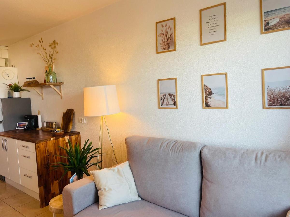 Appart' T2 Cosy Balcon Parking - 200M De La Mer Apartment อาร์เจเลส-ซัวร์-แมร์ ภายนอก รูปภาพ